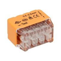 Įrankiai ir matavimo prietaisai // Įrankių, priedų naujienos // Złączka instalacyjna wciskana 8-przewodowa; na drut 0,75-2,5mm?; IEC 300V/24A; Blister 8 szt.