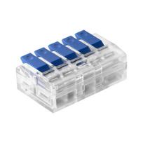 Įrankiai ir matavimo prietaisai // Įrankių, priedų naujienos // Złączka instalacyjna zaciskowa 5-przewodowa; na dowolny przewód 0,75-4mm-; IEC 450V/32A;Blister 4 szt.