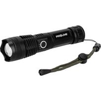 Rankinės ir Galvos LED žibintuvėliai // LED kišeniniai žibintuvėliai // Latarka alu. usb-c, 600 lm, zoom, 5 tryb. świecenia, proline