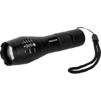 Rankinės ir Galvos LED žibintuvėliai // LED kišeniniai žibintuvėliai // Latarka alu. 200 lm, 3xaaa, 5 tryb. świec., zoom, proline