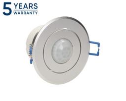 Apsaugos sistemos // Judesio jutikliai // Czujnik ruchu 360st. IP20, 1200W, aluminium, do sufitów podwieszanych, regulacja położenia sensora
