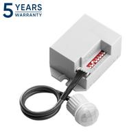 Apsaugos sistemos // Judesio jutikliai // Czujnik ruchu 360st. z zewnętrznym sensorem, IP20, 12-24V, 60W-120W