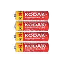 Akumuliatoriai ir baterijos // AA, AAA ir kitų dydžių baterijos, įkrovikliai – galima užsakyti // Baterie Kodak ZINC Super Heavy Duty AA LR6, 4 szt. folia