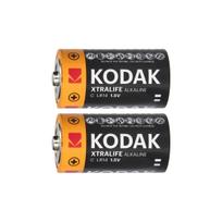 Akumuliatoriai ir baterijos // AA, AAA ir kitų dydžių baterijos, įkrovikliai – galima užsakyti // Baterie Kodak XTRALIFE Alkaline KC-2 LR14, 2 szt.