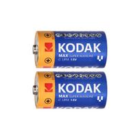 Akumuliatoriai ir baterijos // AA, AAA ir kitų dydžių baterijos, įkrovikliai – galima užsakyti // Baterie Kodak MAX Alkaline KC-2 LR14, 2 szt.
