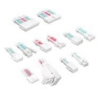 Kolink Core Pro Braided Cable Extension Kit 12V-2x6 Type 1 - Brilliant White/Neon Blue/Pure Pink