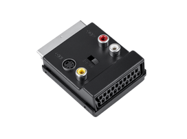 Jungtys // Different Audio, Video, Data connection plug and sockets // Złącze Euro S-19 3xGN.RCA+SVHS+prz.