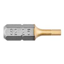 Įrankiai ir matavimo prietaisai // Rankiniai įrankiai ir rankinių įrankių komplektai // Końcówki wkrętakowe HEX2.5 x 25 mm, 2 szt.