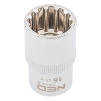 Įrankiai ir matavimo prietaisai // Rankiniai įrankiai ir rankinių įrankių komplektai // Nasadka Spline 1/2", 16 mm