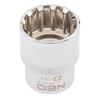 Įrankiai ir matavimo prietaisai // Rankiniai įrankiai ir rankinių įrankių komplektai // Nasadka Spline 1/2", 22 mm