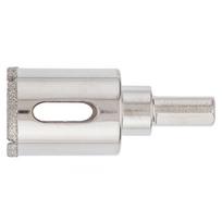 Gręžtuvai, suktuvai, perforatoriai // Priedai malūnėliams, gręžtuvams ir suktuvams // Wiertło diamentowe do gresu 18 mm