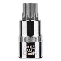 Įrankiai ir matavimo prietaisai // Rankiniai įrankiai ir rankinių įrankių komplektai // Końcówka Torx na nasadce 1/2", T70 x 55 mm