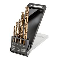 Gręžtuvai, suktuvai, perforatoriai // Priedai malūnėliams, gręžtuvams ir suktuvams // Wiertła do metalu HSS-Co 4.0 - 10 mm, 5 szt.