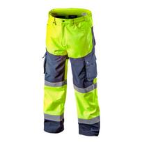Batai, darbo drabužiai | Asmeninės apsaugos priemonės // Darbo, apsauginiai, aukšto matomumo drabužiai // Spodnie robocze ostrzegawcze softshell, żółte, rozmiar XXL