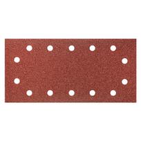 Įrankiai ir matavimo prietaisai // Smėlipopierius | Šlifavimo ir poliravimo abrazyvai // Papier ścierny na rzep 115 x 230 mm, K60, 5 szt., z otworami