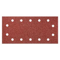 Įrankiai ir matavimo prietaisai // Smėlipopierius | Šlifavimo ir poliravimo abrazyvai // Papier ścierny na rzep 115 x 230 mm, K40, 5 szt., z otworami