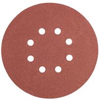 Įrankiai ir matavimo prietaisai // Smėlipopierius | Šlifavimo ir poliravimo abrazyvai // Krążki ścierne 150 mm, K150, 5 szt., z 8 otworami