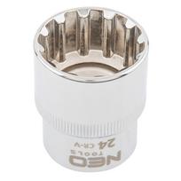 Įrankiai ir matavimo prietaisai // Rankiniai įrankiai ir rankinių įrankių komplektai // Nasadka Spline 1/2", 24 mm