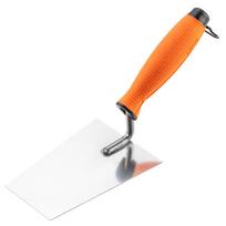 Įrankiai ir matavimo prietaisai // Rankiniai įrankiai ir rankinių įrankių komplektai // Kielnia sztukatorska trapezowa, 140 mm, uchwyt dwumateriałowy