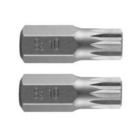 Įrankiai ir matavimo prietaisai // Rankiniai įrankiai ir rankinių įrankių komplektai // Końcówka Spline M10 x 30 mm, S2, 2 szt.
