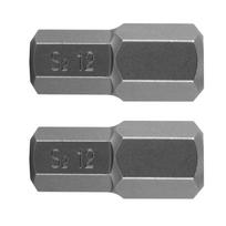 Įrankiai ir matavimo prietaisai // Rankiniai įrankiai ir rankinių įrankių komplektai // Końcówka HEX 12 x 30 mm, S2, 2 szt.