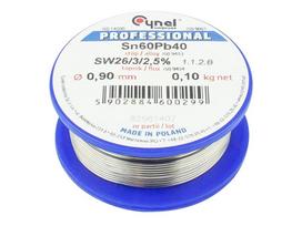 Įrankiai ir matavimo prietaisai // Lituokliai | Litavimo stotys // 9638#                Cyna 0,90/100g/spoiwo lc60-fsw26 cynel