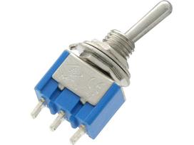 Elektros prekės // Jungikliai elektronikai // 0966#                Przełącznik mts 103 3a 250v pojedynczy on-off-on op.