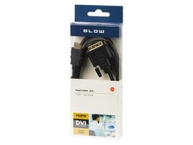 TV, SAT, HDMI, DVI kabeliai ir priedai // HDMI, DVI, AUDIO jungiamieji laidai ir priedai // 92-021# Przyłącze dvi-hdmi 1,5m blister