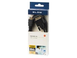 TV, SAT, HDMI, DVI kabeliai ir priedai // HDMI, DVI, AUDIO jungiamieji laidai ir priedai // 92-023# Przyłącze dvi-hdmi 3m blister