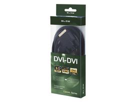 TV, SAT, HDMI, DVI kabeliai ir priedai // HDMI, DVI, AUDIO jungiamieji laidai ir priedai // 92-012# Przyłącze dvi-dvi 3m