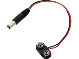 Akumuliatoriai ir baterijos // Universalūs maitinimo blokai 12V, 9V, 5V // 1082#                Przyłącze adapter  9v 6f22 wtyk dc 2,1/5,5