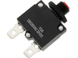 Automatiniai saugikliai // Cylindrical low voltage fuses and accessories // 3930# Wyłącznik termobimetaliczny mr1 10a