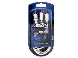 TV, SAT, HDMI, DVI kabeliai ir priedai // HDMI, DVI, AUDIO jungiamieji laidai ir priedai // 92-633# Przyłącze wtyk 2,5st-2xrca portable 1,5m