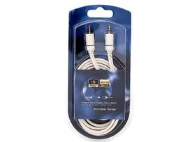 TV, SAT, HDMI, DVI kabeliai ir priedai // HDMI, DVI, AUDIO jungiamieji laidai ir priedai // 92-634# Przyłączewt.2,5st-wt.2,5st portable 1,5m