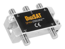 TV, SAT, HDMI, DVI kabeliai ir priedai // Konektori, aksesuāri un instrumenti koaksiālajiem kabeļiem // 77-213# Rozgałęźnik f: gn-4gn sp44 digisat 5-2400mhz"
