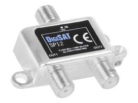 TV, SAT, HDMI, DVI kabeliai ir priedai // Konektori, aksesuāri un instrumenti koaksiālajiem kabeļiem // 77-215# Rozgałęźnik f: gn-2gn sp12 digisat 5-2400mhz