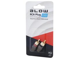 Jungtys // Different Audio, Video, Data connection plug and sockets // 93-555# Wtyk rca cinch ch51 professional śr.6mm