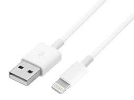 Planšetdatori ir planšetinių kompiuterių priedai // USB Kabeliai // 66-088# Przyłącze usb a -iphone  1,0m super jakość