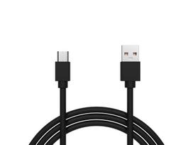 Planšetdatori ir planšetinių kompiuterių priedai // USB Kabeliai // 66-115# Przyłącze usb a - micro b 1,0m czarne hq bl