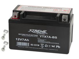 Įrankiai ir matavimo prietaisai // Įrankių, priedų naujienos // 82-331# Akumulator motocyklowy 12v 7ah xtreme lewy +
