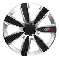 Automobilių ir motociklų prekės, elektronika, navigacija, CB radijas // Prekės automobiliams, motociklams, motoroleriams // Kołpak samochodowy carbon czarno srebrny gtx 14" cali