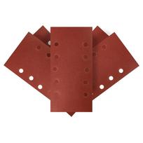 Įrankiai ir matavimo prietaisai // Smėlipopierius | Šlifavimo ir poliravimo abrazyvai // Papier ścierny na rzep 115 x 230 mm, K180, 5 szt., z otworami