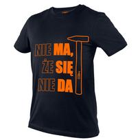 Batai, darbo drabužiai | Asmeninės apsaugos priemonės // Darbo, apsauginiai, aukšto matomumo drabužiai // T-shirt z nadrukiem, MA SIĘ DA, rozmiar XL