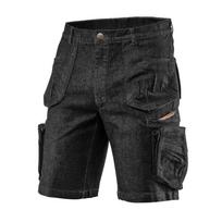 Batai, darbo drabužiai | Asmeninės apsaugos priemonės // Darbo, apsauginiai, aukšto matomumo drabužiai // Krótkie spodenki robocze DENIM, czarne, rozmiar XXL