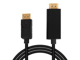 TV, SAT, HDMI, DVI kabeliai ir priedai // HDMI, DVI, AUDIO jungiamieji laidai ir priedai // 92-061# Przyłącze display port-hdmi 2m