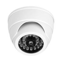 Įrankiai ir matavimo prietaisai // Įrankių, priedų naujienos // Atrapa kamery monitorującej z podczerwienią CCTV, bateryjna, MINI, biała