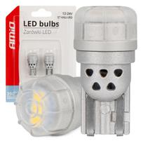 Automobilių lemputės, Motociklų ir traktorių technikos šviestuvai // Automobilių lemputės, Motociklų ir traktorių technikos šviestuvai // Żarówki led 360 pure light series standard t10 w5w 3x3020 smd white 12v 24v amio-03725