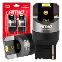 Automobilių lemputės, Motociklų ir traktorių technikos šviestuvai // Automobilių lemputės, Motociklų ir traktorių technikos šviestuvai // Żarówki led full canbus w21w 2smd 7440 white amio-03599