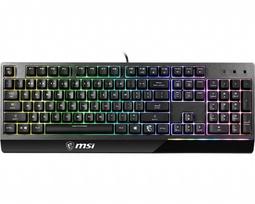 MSI Vigor GK30 Gaming Keyboard, US Layout, Wired, Black MSI | Vigor GK30 | Gaming keyboard | RGB LED light | US | Wired | Black