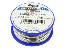 Įrankiai ir matavimo prietaisai // Lituokliai | Litavimo stotys // 9643# Cyna 2,00/100g/spoiwo lc60-fsw26 cynel